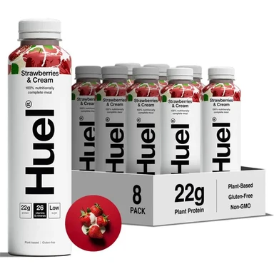 Huel RTD White, Strawberry & Cream, 8*500ml