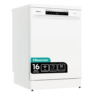 Hisense HS673C60WUK Wifi Connected Full Size Dishwasher - White - C Rated