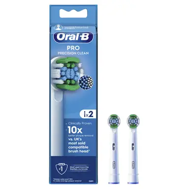Oral-B Pro Precision Clean Toothbrush Heads 2 pack