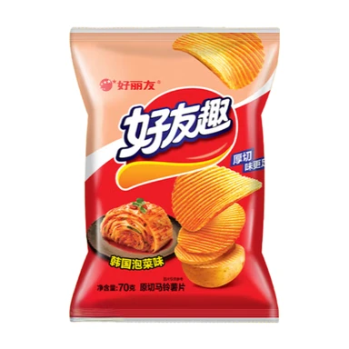 Orion Korean Kimchi Flavoured Potato Chips 70g