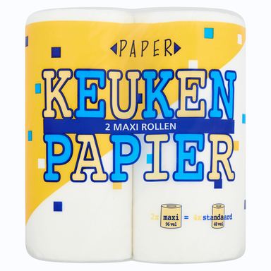 Paper Keukenpapier Maxi Rollen 2 Stuks