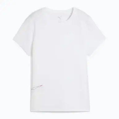 Puma Women's Run Graphic Mesh Tee​ - Puma White