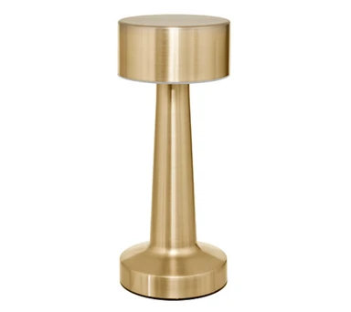 Atmosphera Halto lampe d'extérieur, hauteur 21 cm, métal doré