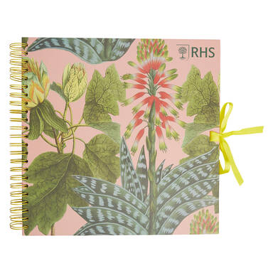 RHS Wiro Bound Hardback Scrapbook Succulents 12" x 12"