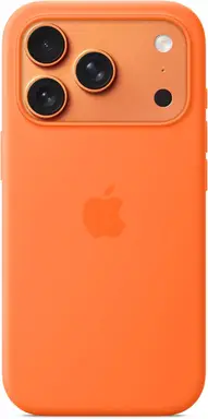 Apple iPhone 17 Pro Silicone Case with MagSafe – Orange