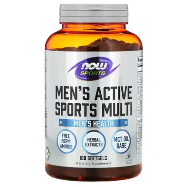 NOW Foods Men's Active Sports Multi - 180 Softgels