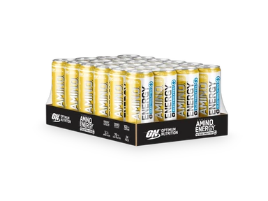 Optimum Nutrition Essential Amin.O Energy+ Electrolytes Boisson énergétique saveur tropicale - 24 x 250 ml