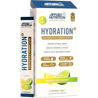 Applied Nutrition HYDRATION + Stick Packs  Lemon & Lime 7 X 8G