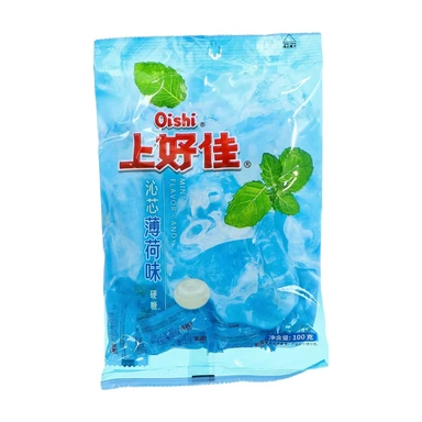 Oishi  Hartkandy (Minze) 100 g