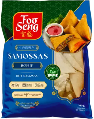 Foo Seng Samoussas au bœuf halal - 580 g