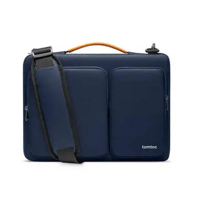 Tomtoc Defender-A42 Laptop-Aktentasche 13,5 Zoll – Marineblau