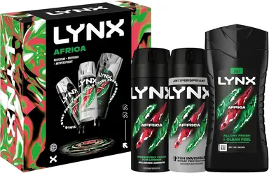 Lynx Trio Africa Gift Set