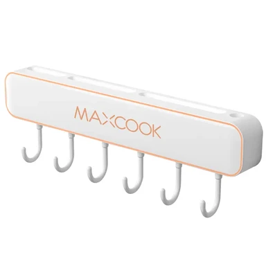 Maxcook Punch-free Knife Rest With Hooks White MCZW7223
