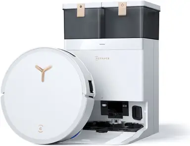 Ecovacs DEEBOT T50 MAX PRO OMNI - Robotstofzuiger - Automatisch leegmakend en dweilend Wit