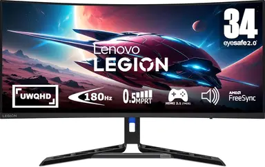 Lenovo R34w-30 34" Gaming Monitor - UWQHD