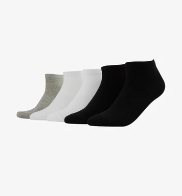 Urban Classics No Show Socks 5er-Pack Socken schwarz/weiß/grau 47-50