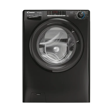 CANDY Smart Pro Inverter 9kg Washing Machine – Black | A Energy Rated | 1600rpm | Speed-Drive Motor | Wi-Fi Connected (CSO 696TWMBB6-80)