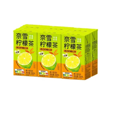 Nayuki Zitronenschwarztee nach Hongkonger Art mit Süßungsmitteln 6 x 250 ml