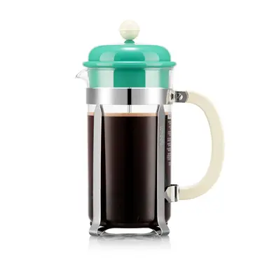 BODUM CAFFETTIERA 1L - 8 kopjes - French Press koffiezetapparaat - Ocean Green