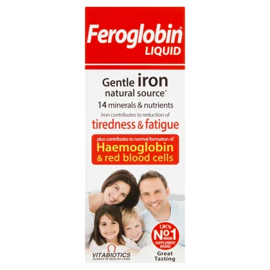 Vitabiotics Feroglobin Daily Wellness Support Liquid - 200ml