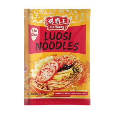 Luobawang Slakkennoedels - Tomatensmaak 306g