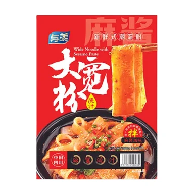 Yumei Wide Noodles with Sesame Sauce Flavor 280g