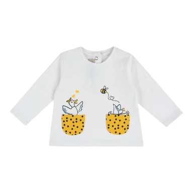 Chicco sweatshirts - T-shirt met lange mouwen - 80 - wit