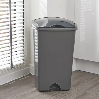 Addis Open Recycling Commercial Bin, 40L - Metallic Grey