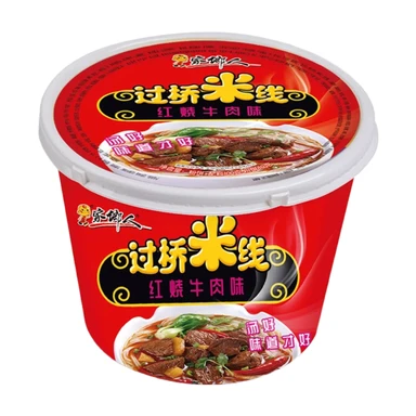 Jiaxiangren  Über-die-Brücke-Reisnudeln, Geschmack: Geschmortes Rindfleisch, 100 g