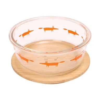 Scion by Dexam Mr Fox 950ml Large Round Glass Storage Dish