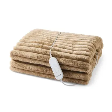 Morphy Richards EverCosy Lux Small Heated Throw – Mocha, 610103 