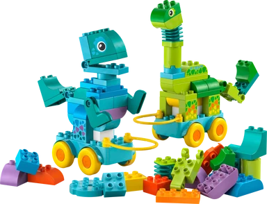 Lego - DUPLO Stad - 3-in-1 Dinosaurussen op wielen (10451)