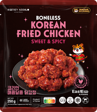 EastEco Korean Boneless Fried Chicken Spicy & Sweet 250g