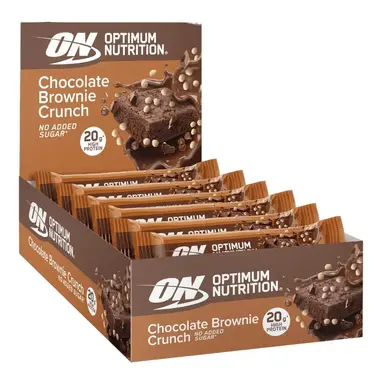 Optimum Nutrition Chocolate Brownie Crunch Bar 10 x 65g
