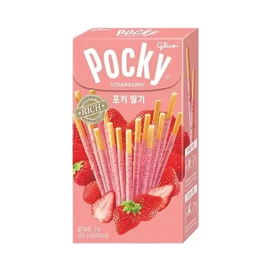 Pocky Biscuit au chocolat et à la fraise - 41 g