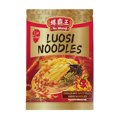 Luo Ba Wang Nouilles de riz aux escargots extra épicées - 400 g