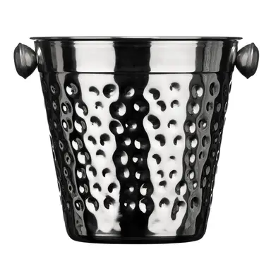 Maison by Premier Hammered Effect Stainless Steel Ice Bucket