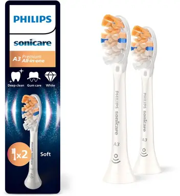 Philips Sonicare HX9092/87 Prestige Premium All-in-One Elektrische Tandenborstel Vervangkoppen - 2-Pack