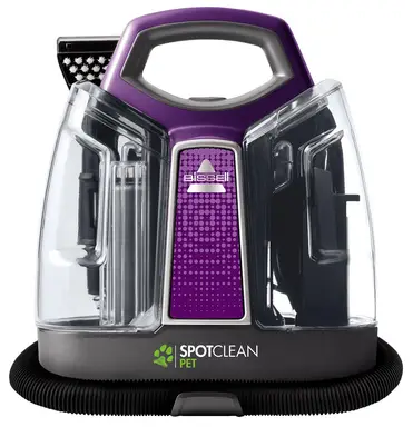 BISSELL SpotClean Pet, Carpet Cleaner, Portable Spot Cleaner, Spills & Carpet Stain Remover with HeatWave Technology, Upholstery Cleaner, Carpets, Stairs, Car Seat, Mattress & Sofa Cleaner, 36982