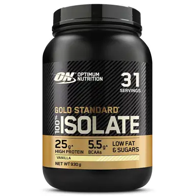 Optimum Nutrition Gold Standard 100% Isolate Vanille 930 g (31 porties)