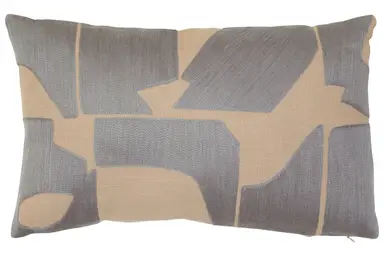 Bosie Cushion Ozella Rectangle Grey/Natural