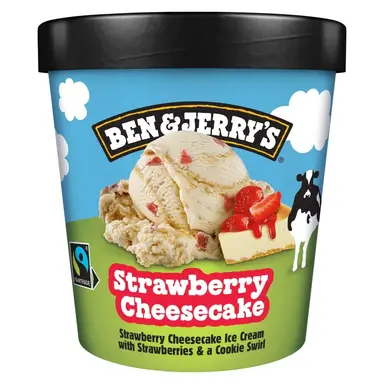 Ben & Jerry's Ice Cream Strawberry Cheesecake 465 ML