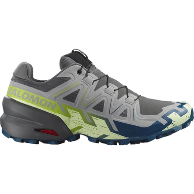 Salomon L47810900 Speedcross 6 gris / vert / bleu - Pointure 44