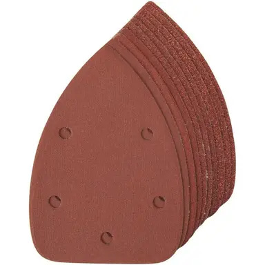 Silverline Hook & Loop Detail Sander Sheets 140mm 10pk 60 Grit