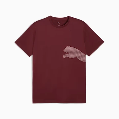 Puma Men's Tad Big Logo Tee - Ruby Shimmer