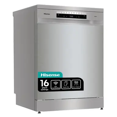 Hisense HS673C60XUK Wifi Connected Full Size Dishwasher - Stainless Steel - C Rated