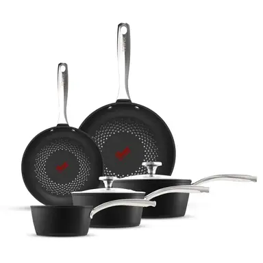 Tower Smart Start Ultra Forged 5 Piece Cookware Set - Black