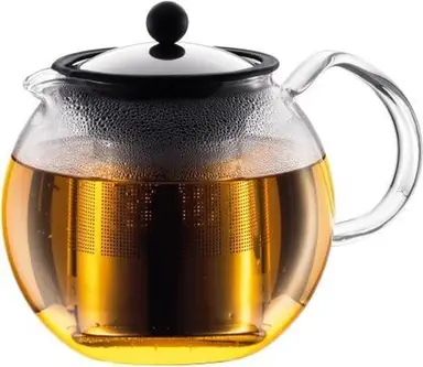 Bodum Assam theepot met infuser - 1 L, hittebestendig borosilicaatglas