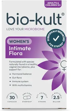 Bio-Kult Women's Intimate Flora Probiotic Men's Health Support Capsules - 30 Capsules