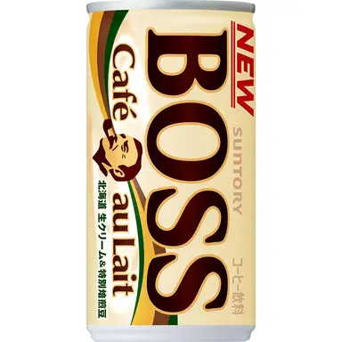 Suntory Boss Cafe au Lait Canned Coffee with Milk 185g